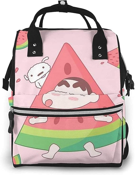 Amazon おむつバックパック かわいいクレヨンシンちゃん マザーズバッグ リュック レディース 多機能 大容量 防水 リュックサック 哺乳瓶 保温ポケット アウトドア にも使える バックパック N A シューズ バッグ