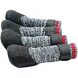 Mihachi Dog Socks Winter Paw Protectors Silicone Sole Anti-Slip Waterproof Boots,L