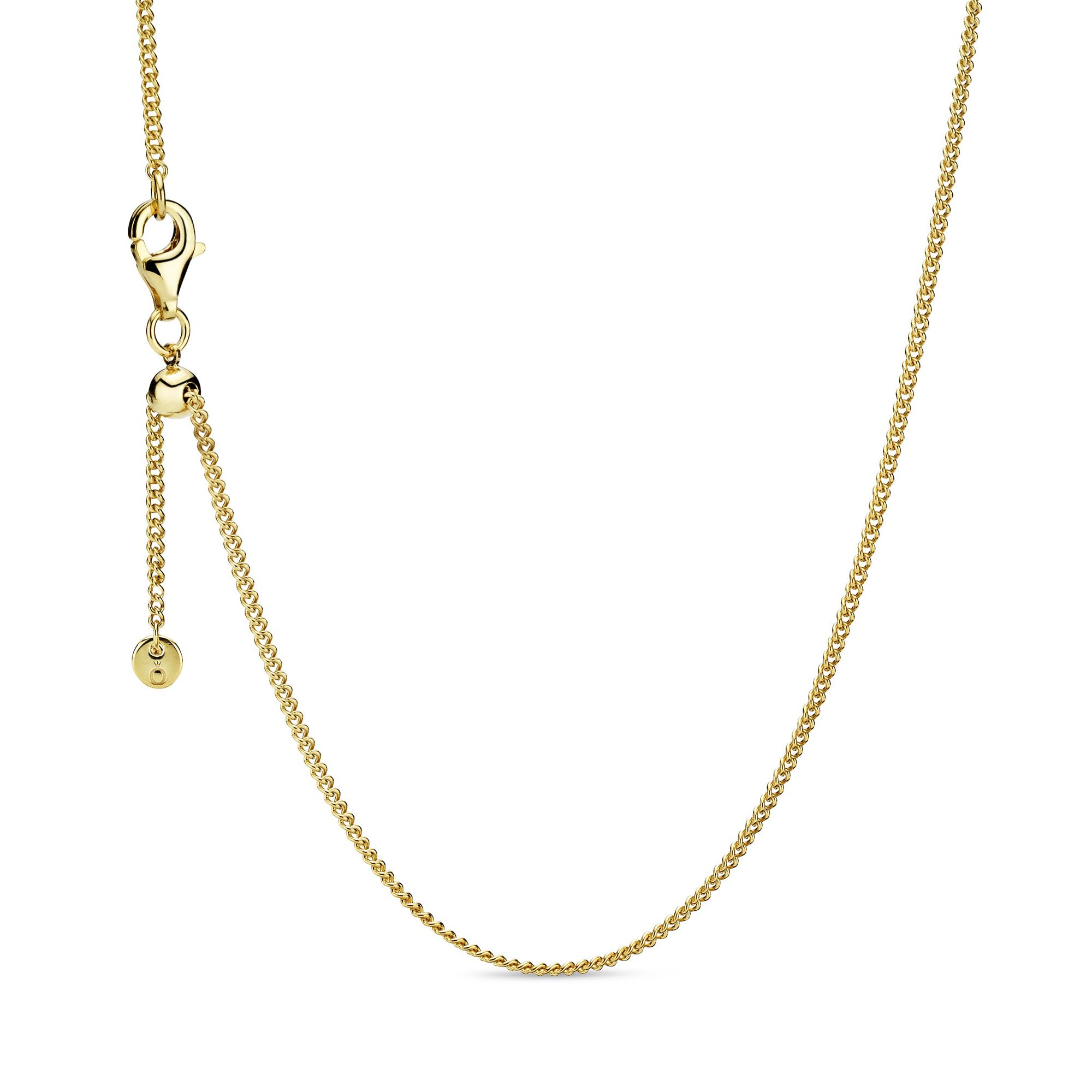 Pandora Icons 14k Gold-plated necklace with sliding clasp, 60