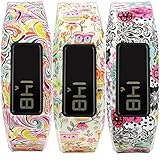 SKYLET Replacement Bands for Garmin Vivofit 2 (No Tracker)(Tatoo Flowers&Secret Flowers&Cute Owles, Small)