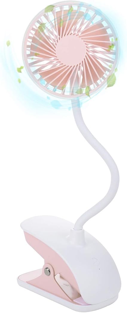 Amazon クリップ式ベビーカー扇風機 Tutukoの 00mah Usb充電式ミニデスクファン 3つのスピードの超静音ポータブルファン ベビーキャリッジ用の360 折りたたみ式の個人的クリップオンファン トレッドミル ベッドの横 寮 オフィス ピンク Tutuko 卓上