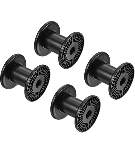 empty fishing line spools Versatile Black Plastic for Sewing, Embroidery, Wire, Cord, Crafts, and More Marine Grade Accessories Daiwa BG Full maintenance Large capacity spool for Length:30
