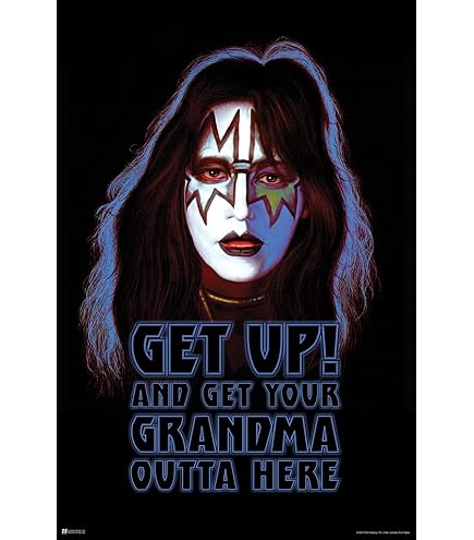 Amazon.com: Kiss Poster Demon Gene Simmons Solo Album Rock and