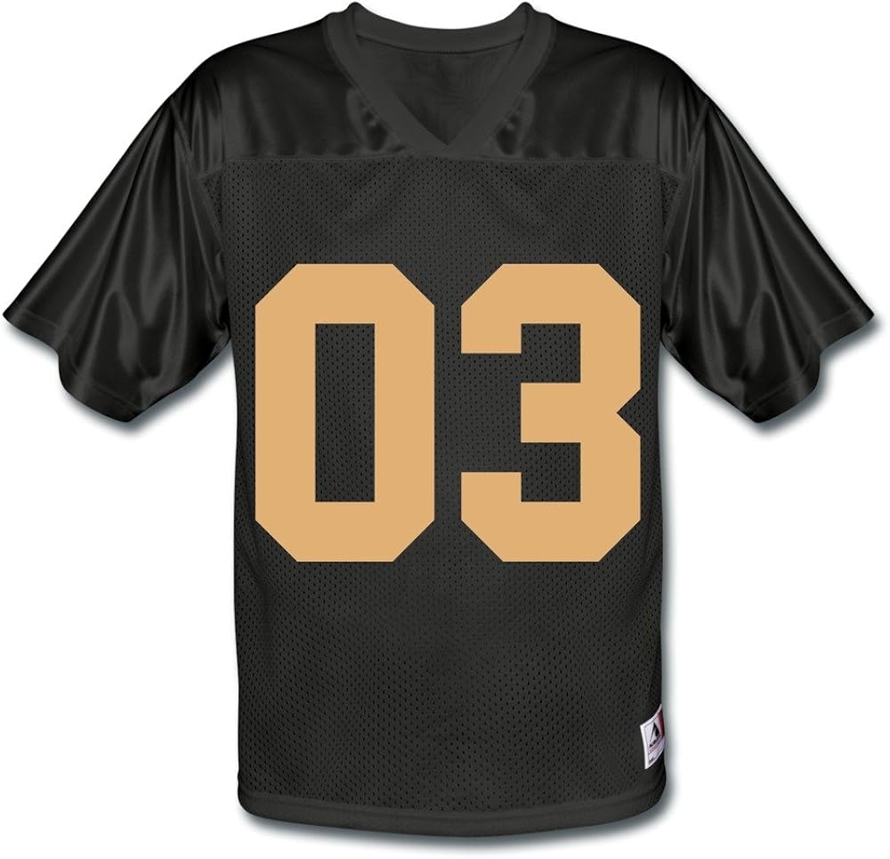 Custom America Men's ONeck Football Number 03 Jersey Shirt