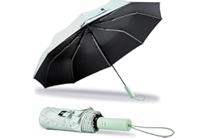 BAODINI Umberlla for Rain and Sun Protection-UV Block Windproof Compact Medium Umbrella for Car, Backpack
