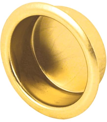 Buy Prime-Line Products N 6846 Bypass Door Finger Pull, 3/4-Inch, Brass Plated