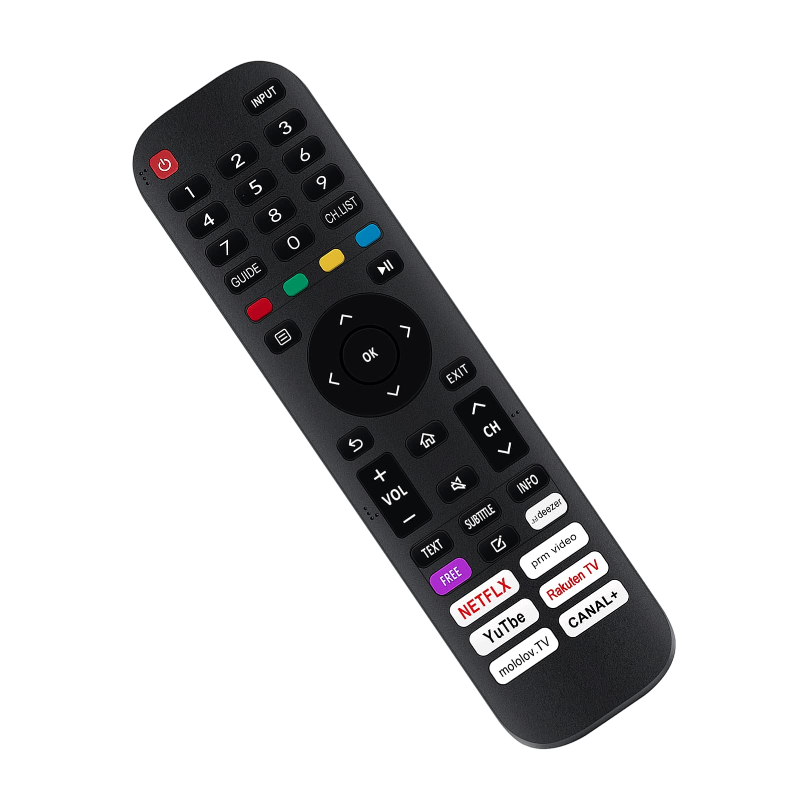 EN2AP30H Replacement Remote Control -VINABTY-Fit for Hisense FULL HD Smart TV Remote control 32A4BG 32A4BGTUK 40A4BGTUK 32A4BG 32A4CG 32A4DG 40A4EGTUK 40A4FG 32A4CGTUK