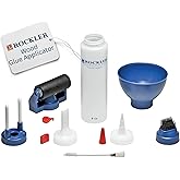 Rockler Wood Glue Applicator Set with Bottle, Brush &amp; Glue Spout | Wood Glue Applicator &ndash; Clean Glue Application &ndash; Glue Applicator Set &ndash; Bottle &amp; Brush Included &ndash; Precision Spout