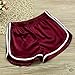 Dreamyth Women's Beach Casual Sport Short Lounge Lace up Booty Pants (s Waist:55~85cm, Red)