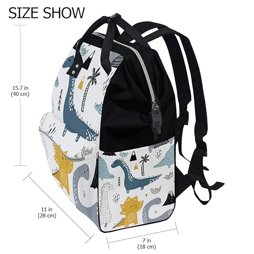 dinosaur nappy bag