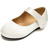 FUNKYMONKEY Toddler/Little Girl Mary Jane Dress Shoes Casual Slip on Ballet Flat
