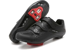 KUSHIKE Unisex Cycling Shoes Compatible with pelaton Indoor Road Bike Shoes Mountain Bike Shoes for Men and Women Delta Cleats Clip Outdoor Pedal Bicycle Shoes MTB Shoes for Men