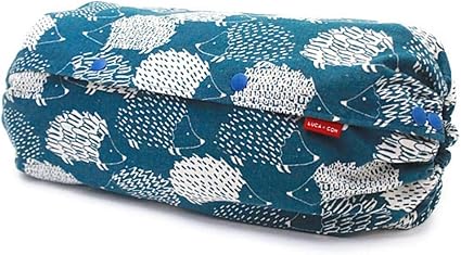 Amazon ルカコ 抱っこひも収納カバー Lサイズ 2年保証 使い方book付ハリネズミ柄 009 L ハリネズミの行列 ブルーグリーン 1035 11 抱っこひも収納カバー ベビー マタニティ 通販