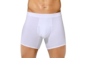 Arjen Kroos Men's Underwear Cotton Boxer Briefs with Pouch Fly Sexy Breathable Briefs Moisture Wicking Trunks Underwear