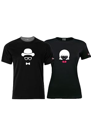 Buy Hashtag Couple Valentine T Shirt Set Of 2 Men Women