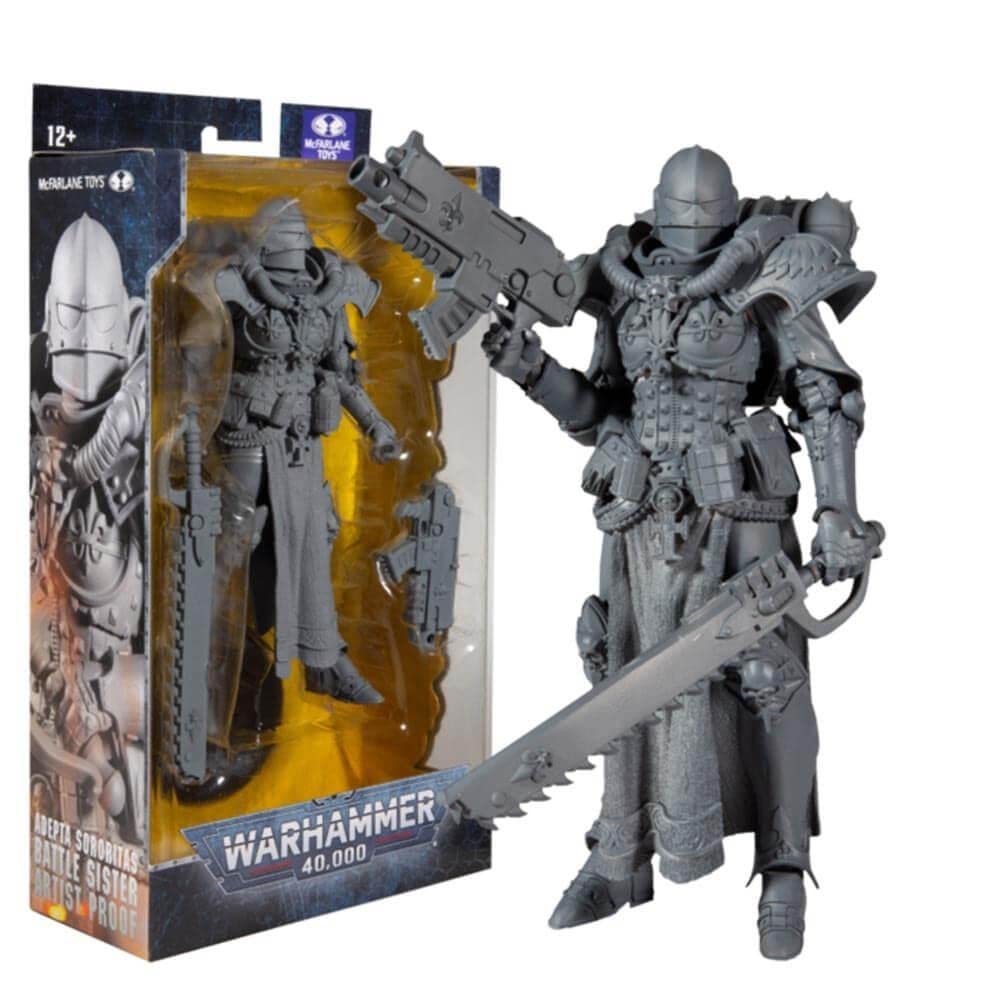 McFarlane Toys Warhammer 40k Darktide Veteran Guardsman Action Figure 18cm | Collezionabile Con 22 Articolazioni E Base