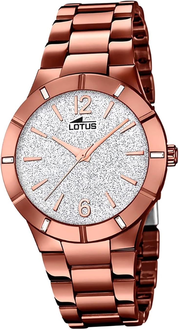 Lotus Reloj Analógico para Mujer de Cuarzo con Correa en Acero Inoxidable 18609/1