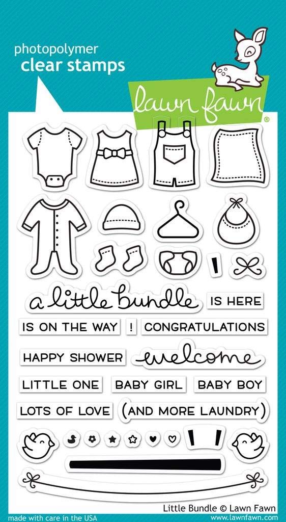 Lawn Fawn Little Bundle 4"x6" Clear Stamps LF1127