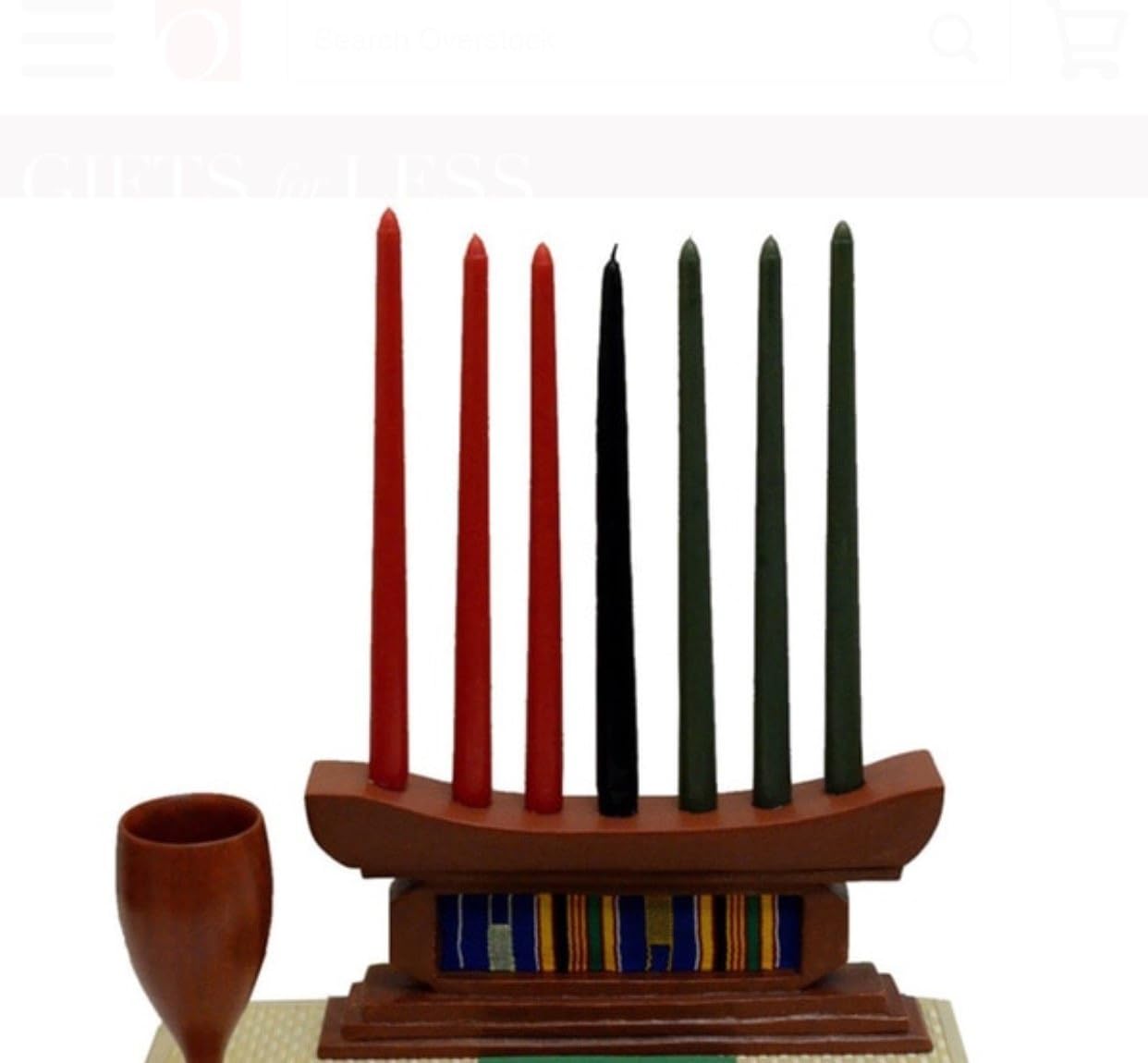 Kwanzaa Candle Set (7 pcs) 12" Candles (Candles Only)