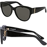 SAINT LAURENT SL M3 Square shape Sunglasses + Bundle with eSHADES Luxury Eyewear Kit