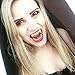Keklle 3 Pairs Vampire False Teeth Fangs Dentures Cosplay Props Halloween Costume Props Party Favors Decoration