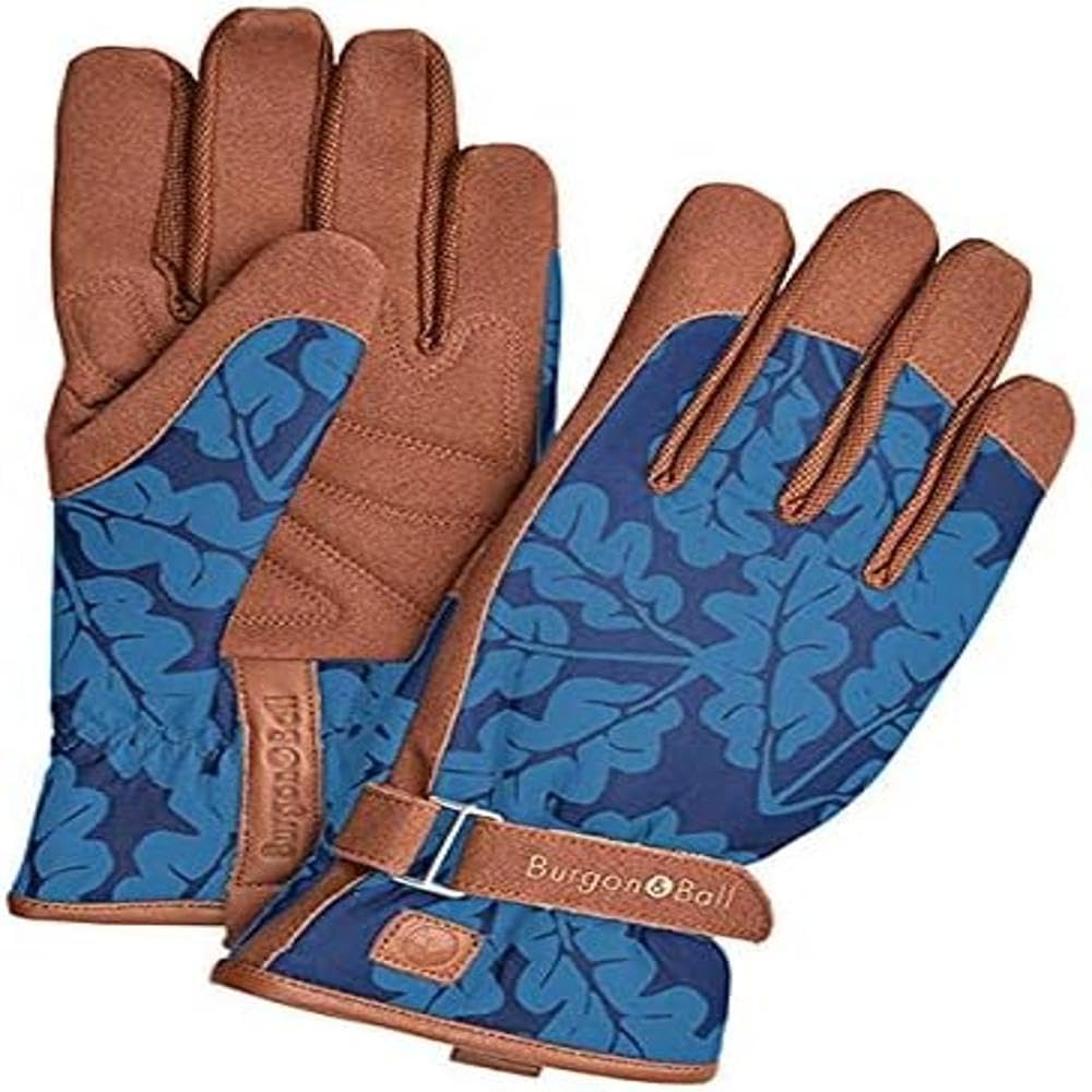 Burgon & Ball Love The Glove Ladies Gardening Gloves, Small/Medium, Oak Leaf Navy — image 1