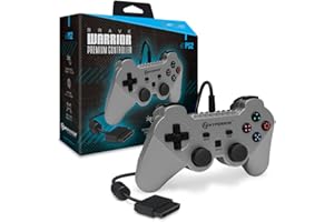 Hyperkin “Brave Warrior" Premium Controller for PS2 (Silver)