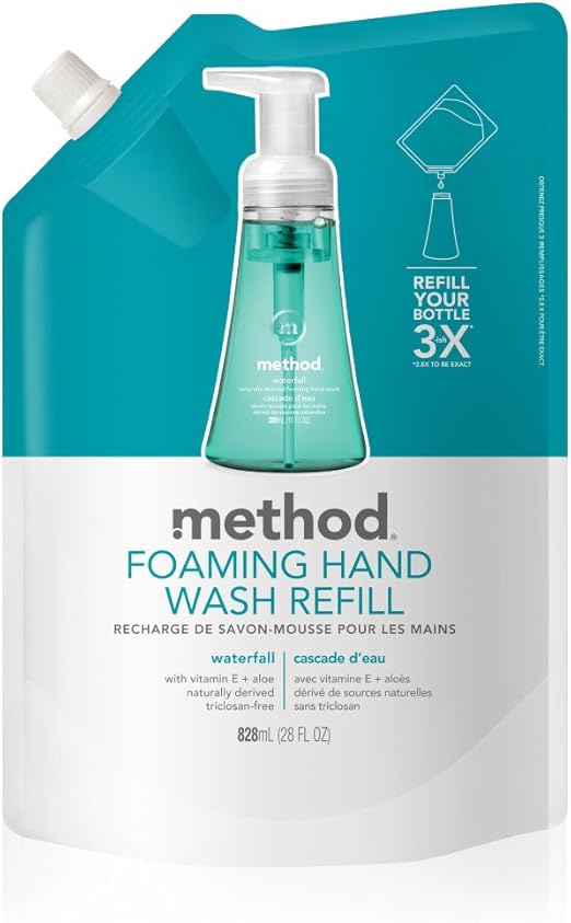 Method, Foaming Hand Wash Refill, Waterfall, 28 fl oz (828 ml) Amazon