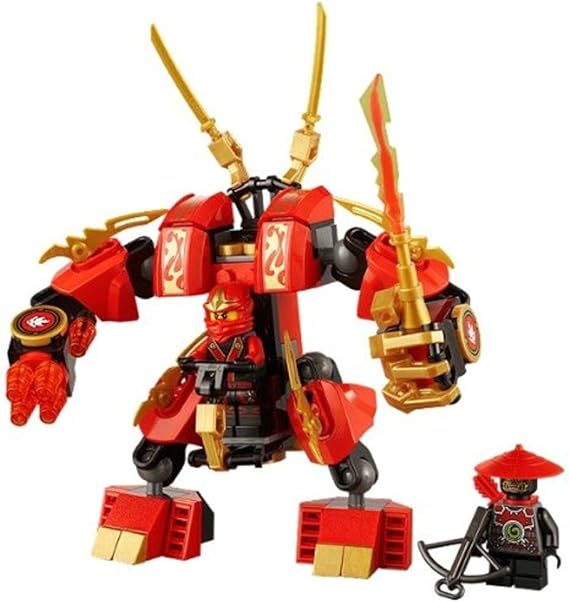 lego robot de fuego