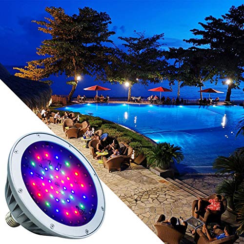 Waterproof 120V LED Pool Light Bulb for Inground Swimming Pool,Color