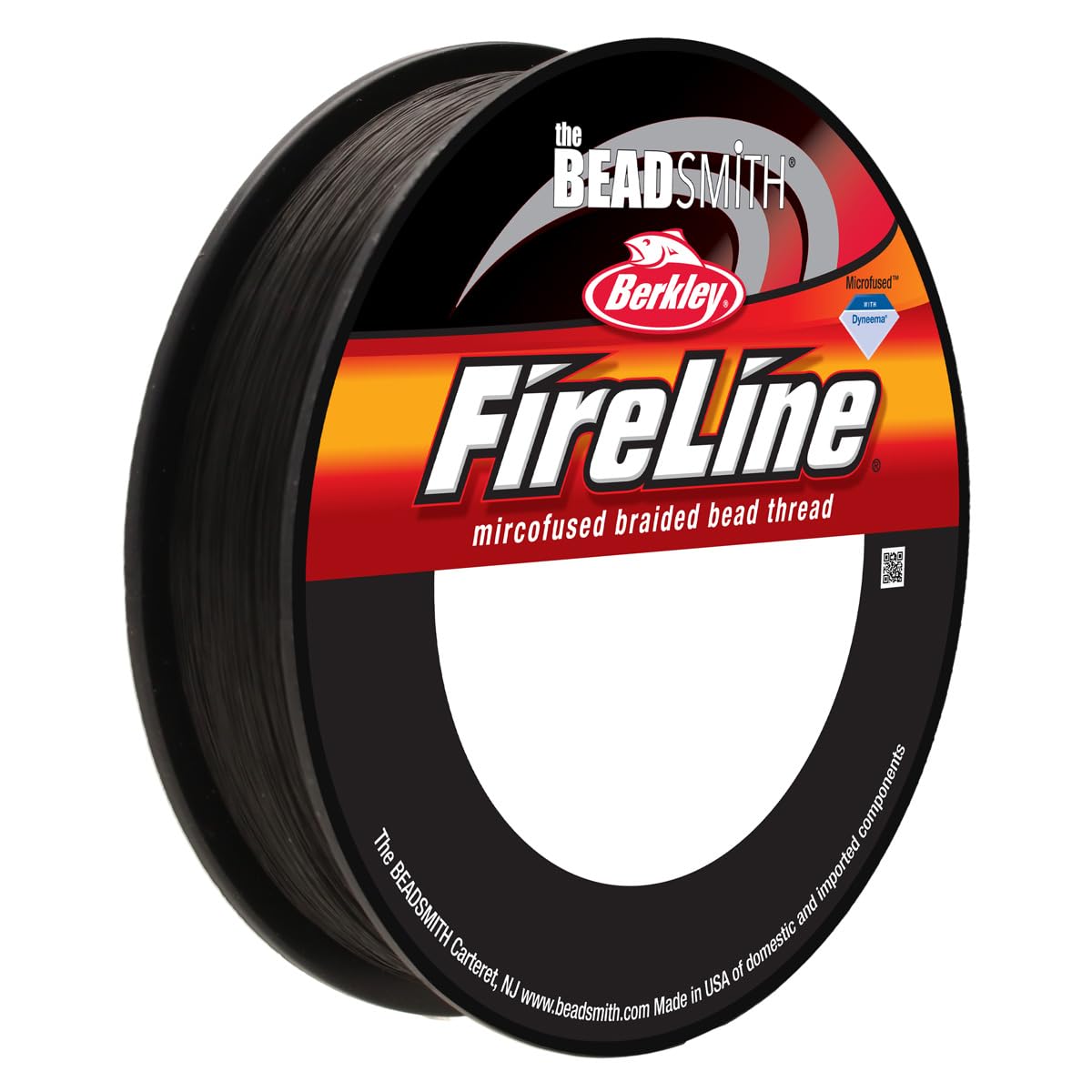 The Beadsmith Fireline by Berkley – Micro-Fused Braided Thread – 4lb. Test, 005”/.12mm Diameter, 125 Yard Spool, Smoke Grey – Super Strong Stringing Material for Jewelry Making and Bead Weaving…