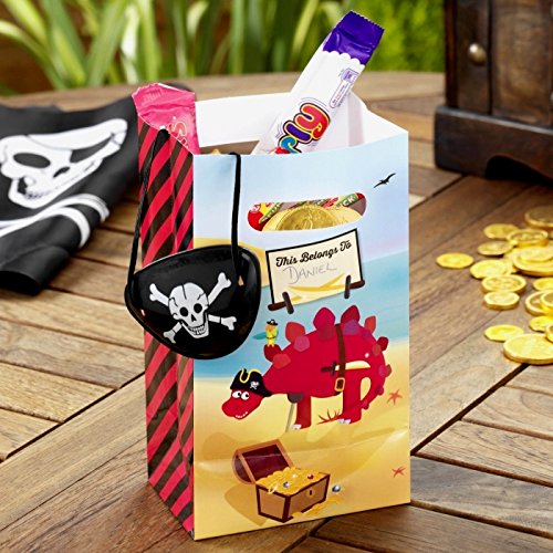 Neviti Dino Island Party Tableware Accessories Decorations Happy Birthday Dinosaur Pirate Theme Design (Party Bags)