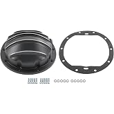 RALBDX Rear Differential Cover and 8.5" &amp; 8.6" Ring Gear Diff with 10 Bolt | Compatible with Chevy GM Silverado 1500 Buick 1964-Up Black 8.5" &amp; 8.6" Diff Cover &amp; Hardware # HRCGM85BK
