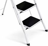 Oypla Foldable 4 Step Ladder Stepladder Non Slip Tread Safety Steel Step view 3