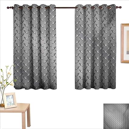 Amazon Com Superlucky Grey Decorative Curtains For Living