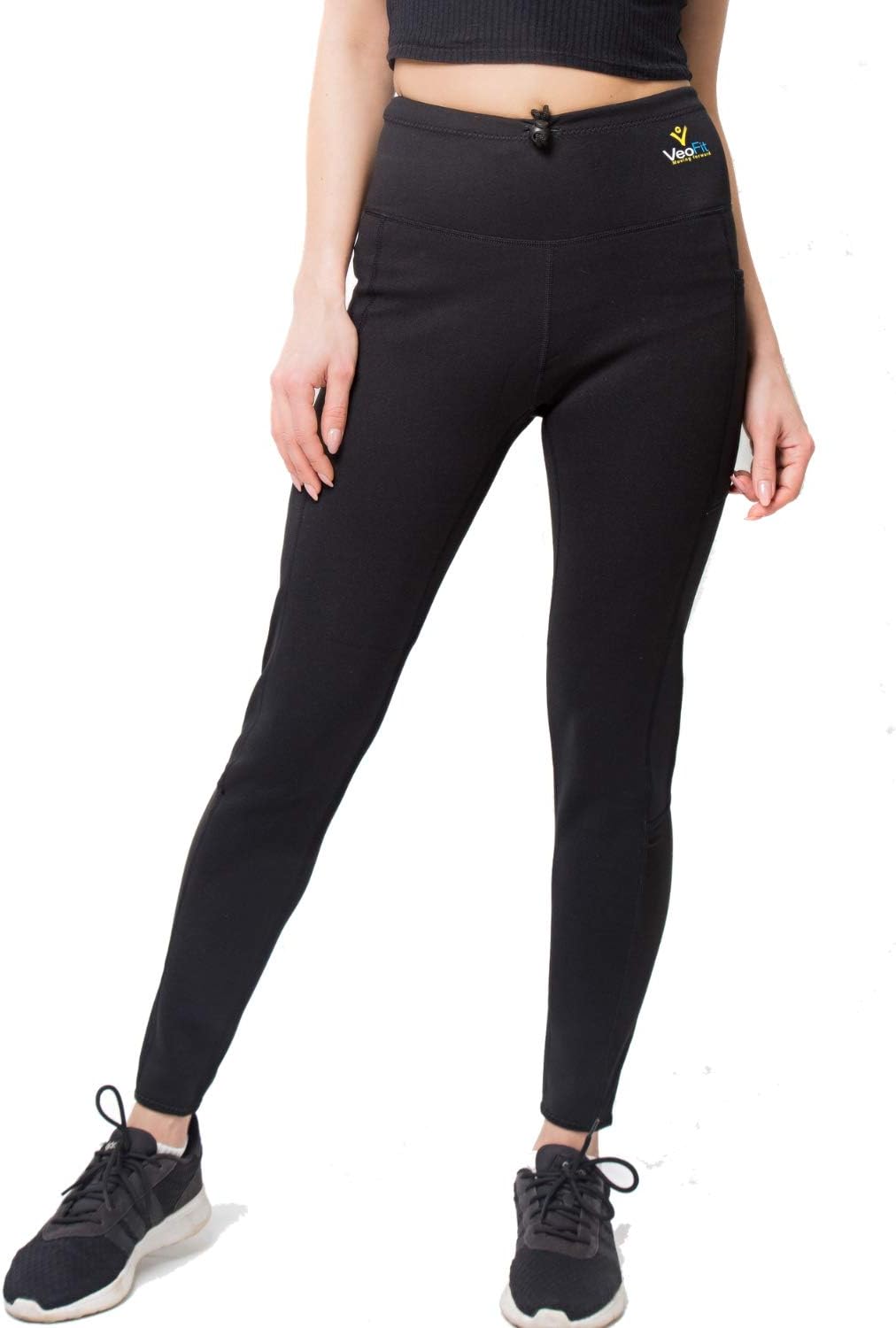 VEOFIT Slimming Sweat Pants Sauna Weight Loss Leggings – Tones and helps remove excess water for a firmer skin and a slimmer silhouette