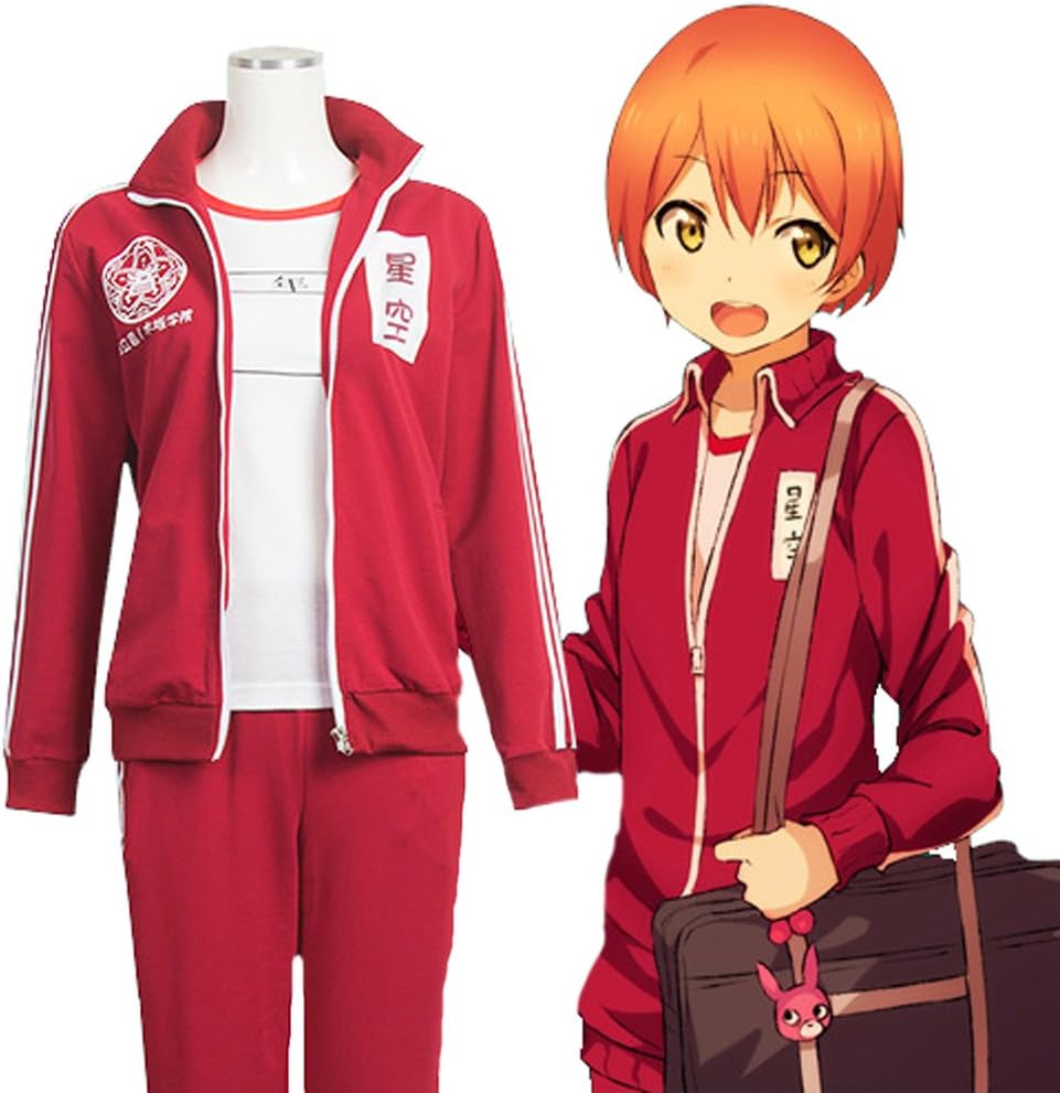 Halle コスプレ衣装 コスチューム Love Live ラブライブ School Idol Project 国立音ノ木坂学院 M S風 ジャージ上下セット 全員お揃い L 高坂 穂乃果風 コスプレ 仮装 通販 Amazon