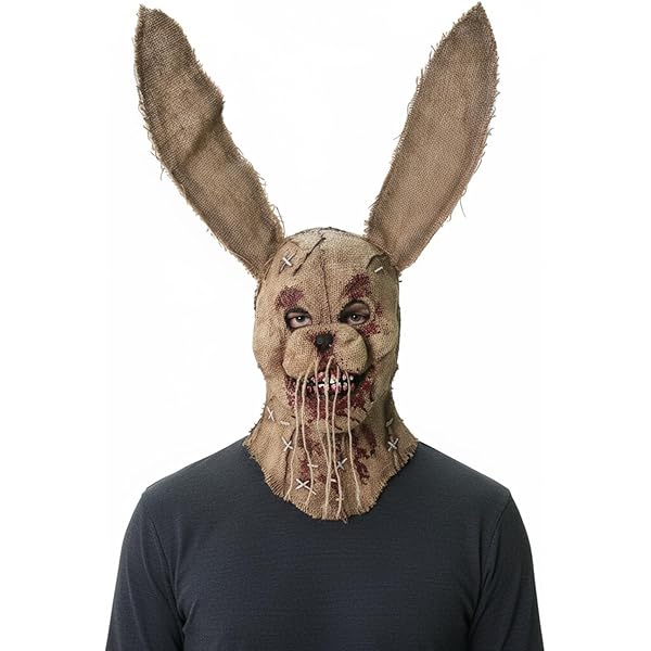 Amazon.com: EJWCIG Scarecrow Bunny Mask, Scary Rabbit Burlap Sack