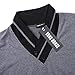 Yong Horse Men's Sports Gym Jogger Pants Fit Workout Running Sweatpants with Zipper Pockets (Grey Black-Red, 3XL)