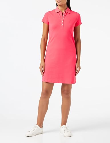 nautica women's easy classic short sleeve stretch cotton polo dress Nautica Women's Easy Classic Short Sleeve Stretch Cotton Polo Dress Dress,  Rouge Pink, Large in Kenya