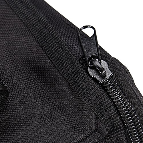 Sizet 3.5L Bicycle Cycling Basket Handlebar Bag with Sliver Grey Reflective Stripe Outdoor Mountain Road MTB Bike Handlebar Bag - Black - Thumbnail 5