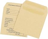 Q-Connect Wage Envelopes 108x102mm Self Seal 90gsm Manilla Pack 1000