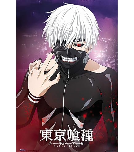 Amazon.com: Tokyo Ghoul Wall Scroll Poster Fabric Painting for