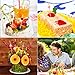 MMTX Cocktail Picks 200pcs 4.72inch Handmade Assorted Fruits Bamboo Toothpicks for Party Drink Fruit Dessert Food Appetizers Decoration