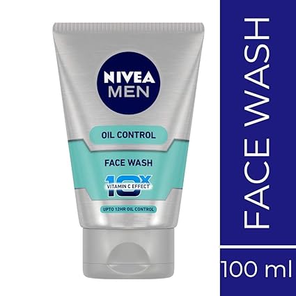 Nivea Men Oil Control Face Wash (10X whitening), 100g