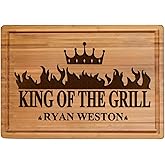 Personalized Gifts for Men Custom Engraved Cutting Board BBQ & Grilling Gift, Unique Grill Master Gift for Dad, Husband, or Father in Law Perfect Birthday or Christmas Gifts for Men 2026