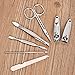 Ownuzz® 7Pcs Manicure Set, Stainless Steel Nail Clipper Set with case, Personal Pedicure Kit for Women Men Girls Travel