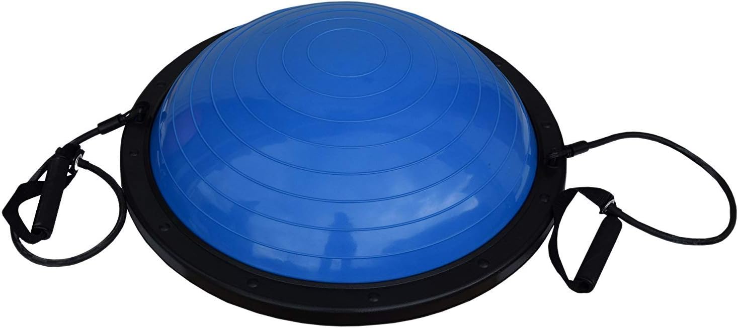 FitAndFun Pelota de Equilibrio Bola con Cuerdas Azul Resistencia ...