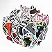 CHengQiSM Sneakers Stickers 100pcs Laptop Cool Not Repeating Sneakers Decals for Laptop,Cars,Motorcycle,Bicycle,Luggage,Graffiti,Skateboard Stickers Hippie Waterproof for Kids Adult Wall Decor