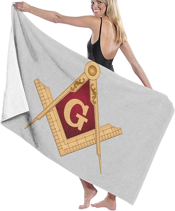 Amazon Co Jp Masonic アメリカ 友愛結社 米国 宗教ビーチタオル バスタオル 速乾 軽量 薄手 プール スポーツタオル 海水浴 旅行用タオル おしゃれ 大判 マイクロファイバー 多用途 80 130cm 服 ファッション小物